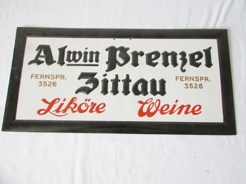 Altes schild werbeschild - altes,