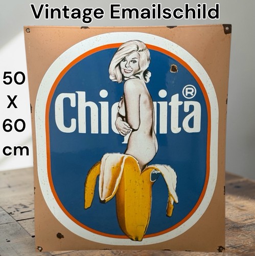 Vintage alt chiquita - alt, emaille