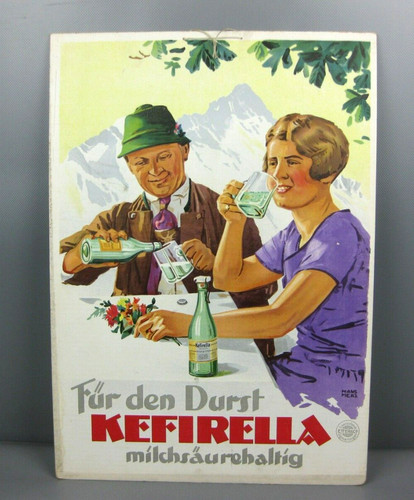 Altes werbeschild kefirella - altes,