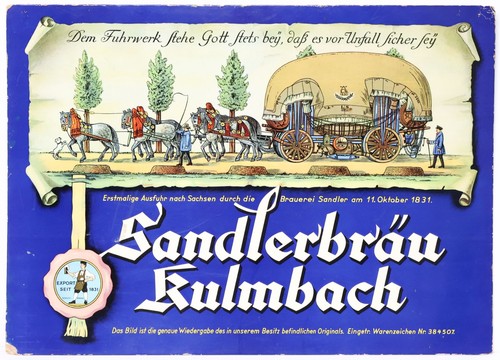 Altes werbeschild bier - altes,