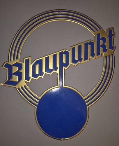 Altes blaupunkt werbeschild - altes,