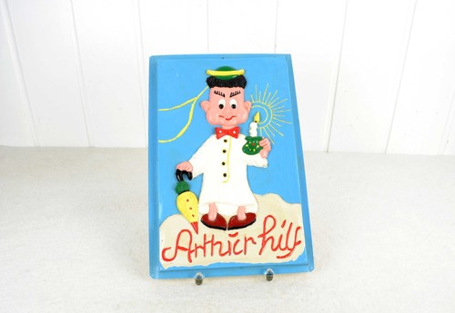 Altes werbeschild arthur hilf - werbeschild,