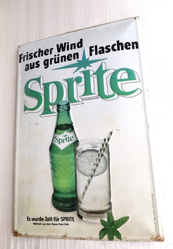 Altes werbeschild sprite - altes,