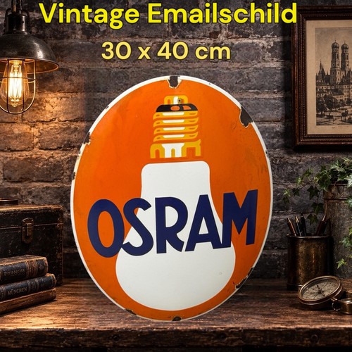 Vintage alt osram licht lamp - vintage,