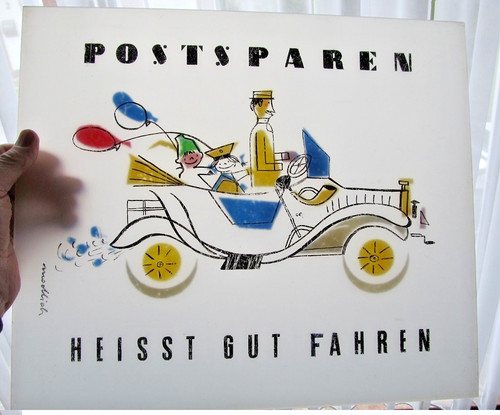 Werbeschild postwerbung ernst - postwerbung,