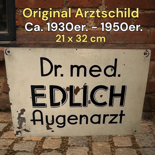 Original vintage alt - arzt, dr
