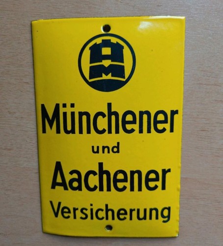 Altes emaille werbeschild - werbeschild, "