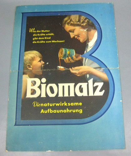 Großes altes werbeschild - großes,