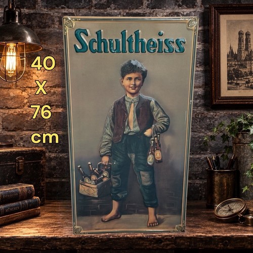 Vintage alt schultheiss werbe - vintage,