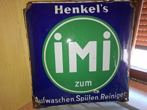 Altes oroginal imi - altes, werbeschild