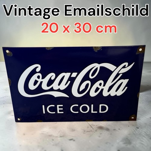 Vintage alt coca cola emaille - coca,