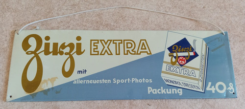Altes blechschild - altes,