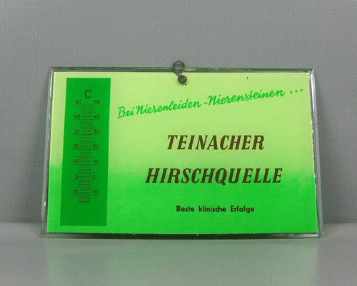 Altes werbeschild glasschild - werbeschild,