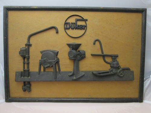 Düker altes werbeschild - dÜker,