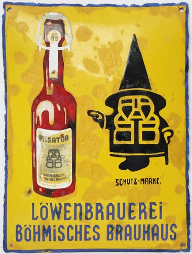 Altes emaille schild - emaille,