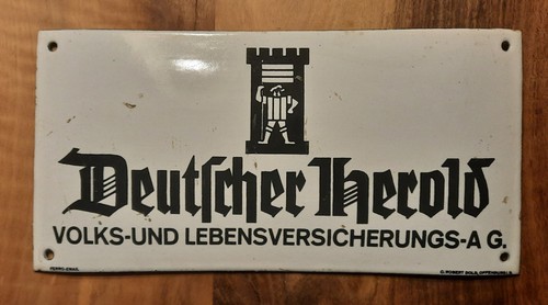 Altes werbeschild deutscher - altes, "deutscher