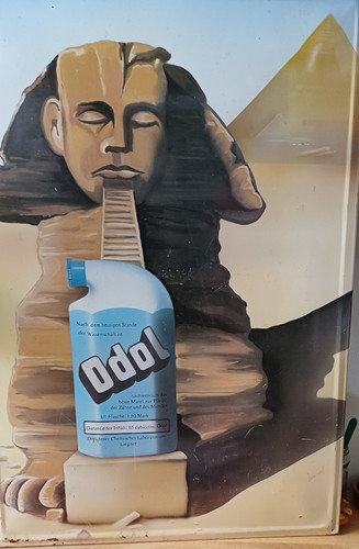 Altes odol werbeschild aus - altes,