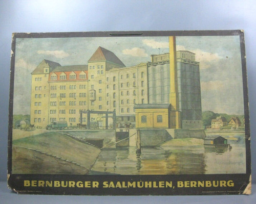 Altes werbeschild bernburger - werbeschild,