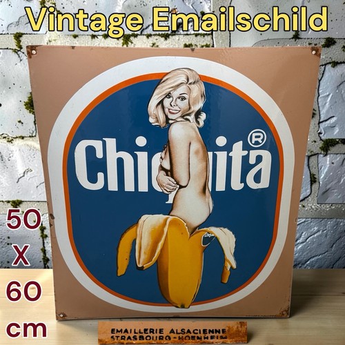 Vintage alt chiquita emaille - alt,