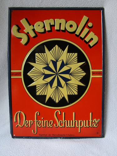 Seltenes altes blechschild - altes,