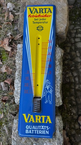 Altes varta thermometer 60er - varta,