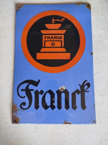 Altes werbeschild frank - altes,
