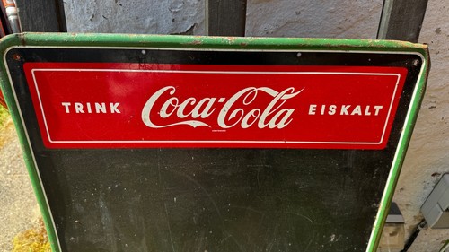 Alt original blechschild - original,
