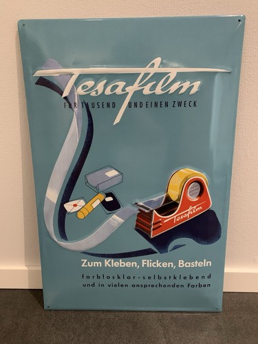 Altes werbeschild von tesa - altes, in